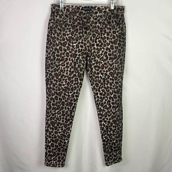 Veronica Beard Animal Print Skinny Jeans - Picture 2 of 6